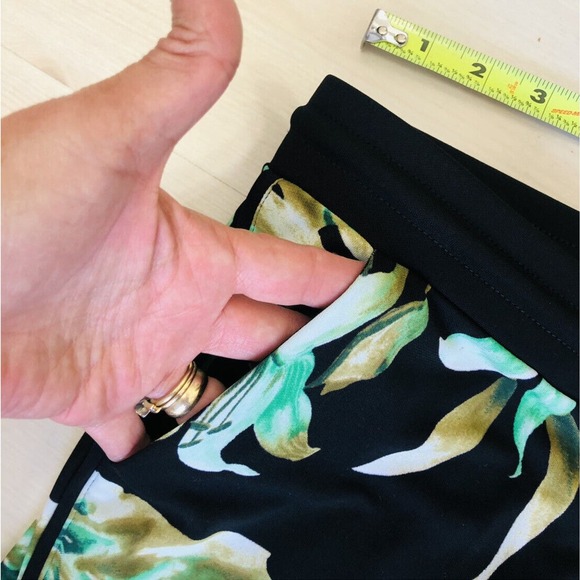 Lauren Ralph Lauren Women's XL Wide-Leg Tropical-Print Jersey Pants NWT - Picture 6 of 12